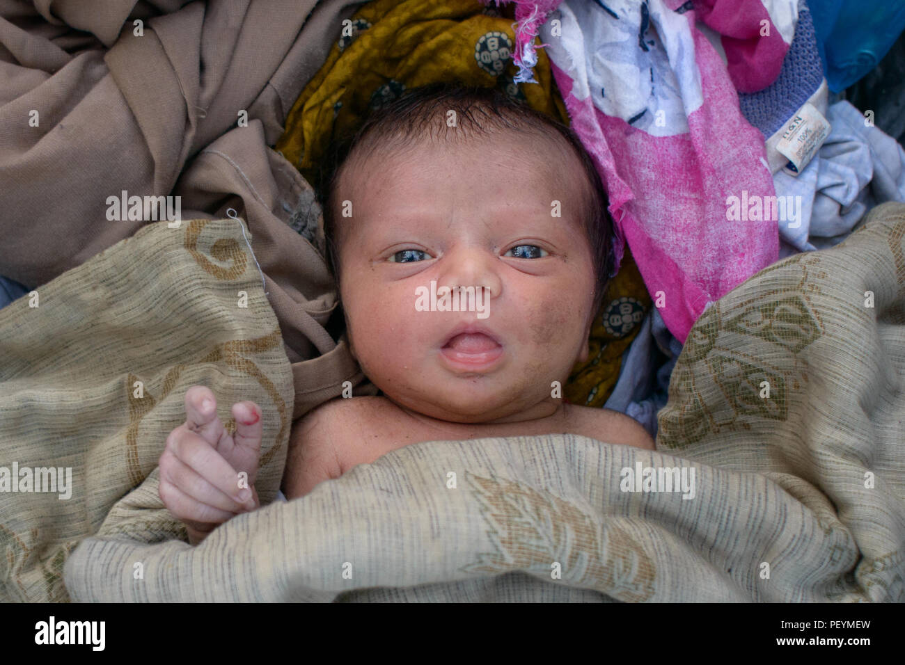 Rohingya crisi di rifugiati Foto Stock