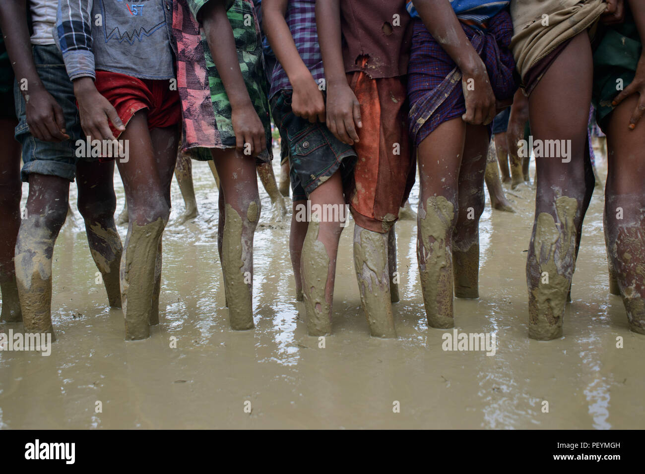 Rohingya crisi di rifugiati Foto Stock