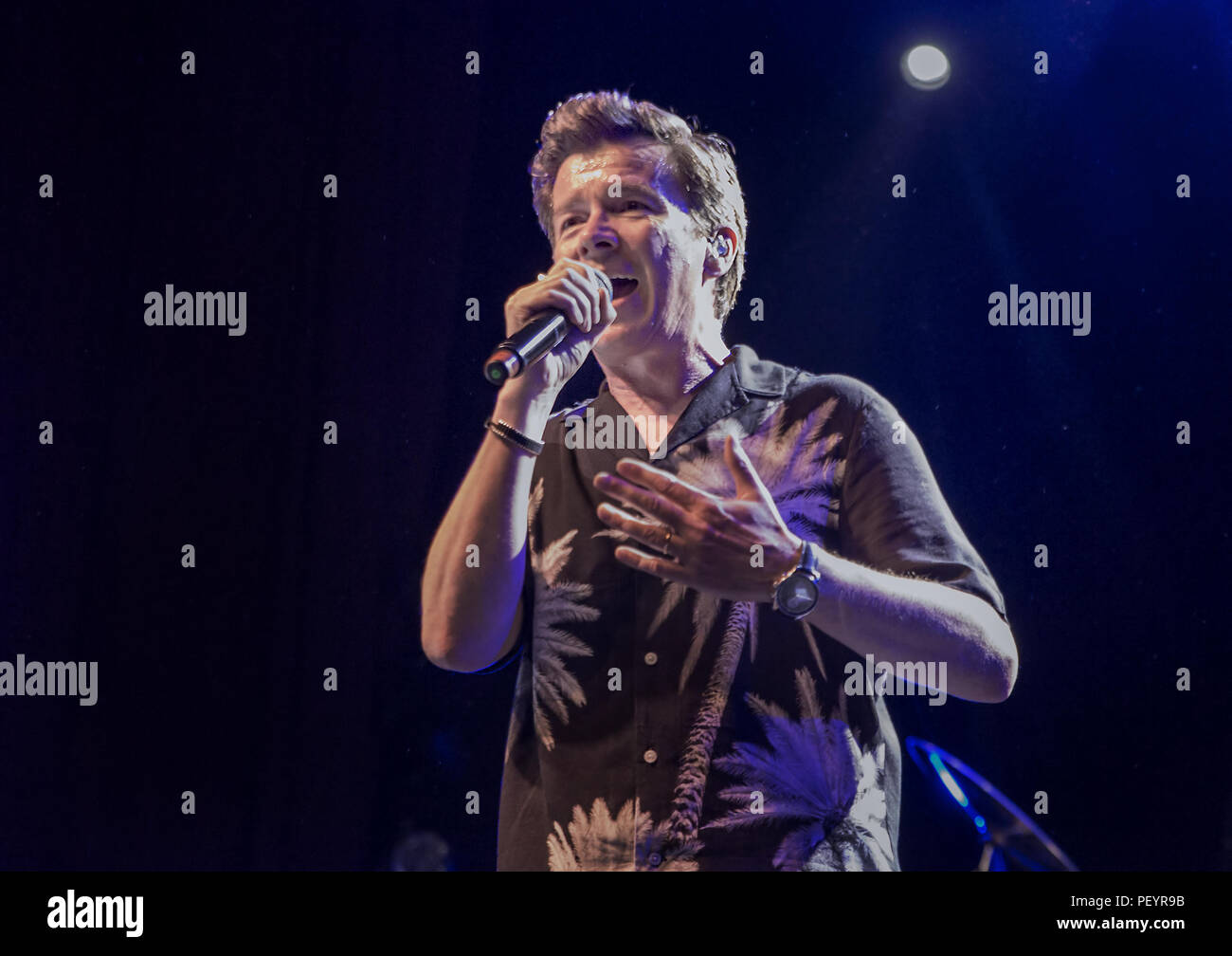 Rick Astley esegue a Manchester O2 Ritz offre: Rick Astley dove: Manchester, Regno Unito quando: 17 lug 2018 Credit: Sakura/WENN.com Foto Stock