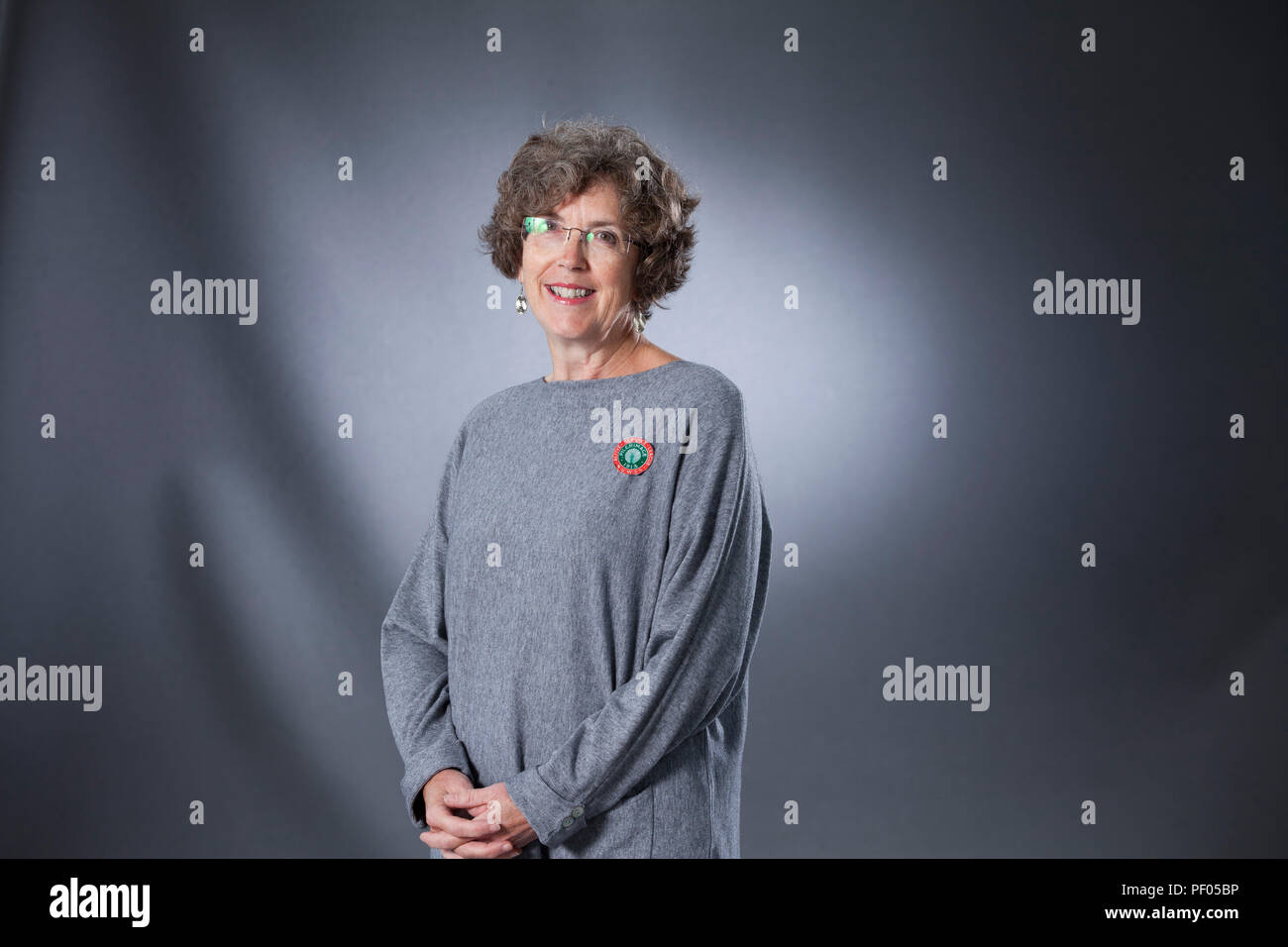 Edinburgh, Regno Unito. Il 18 agosto, 2018. Jane Robinson è un britannico storico sociale specializzato nello studio di donne pionieri in vari campi. Nella foto al Edinburgh International Book Festival. Edimburgo, Scozia. Foto di Gary Doak / Alamy Live News Foto Stock