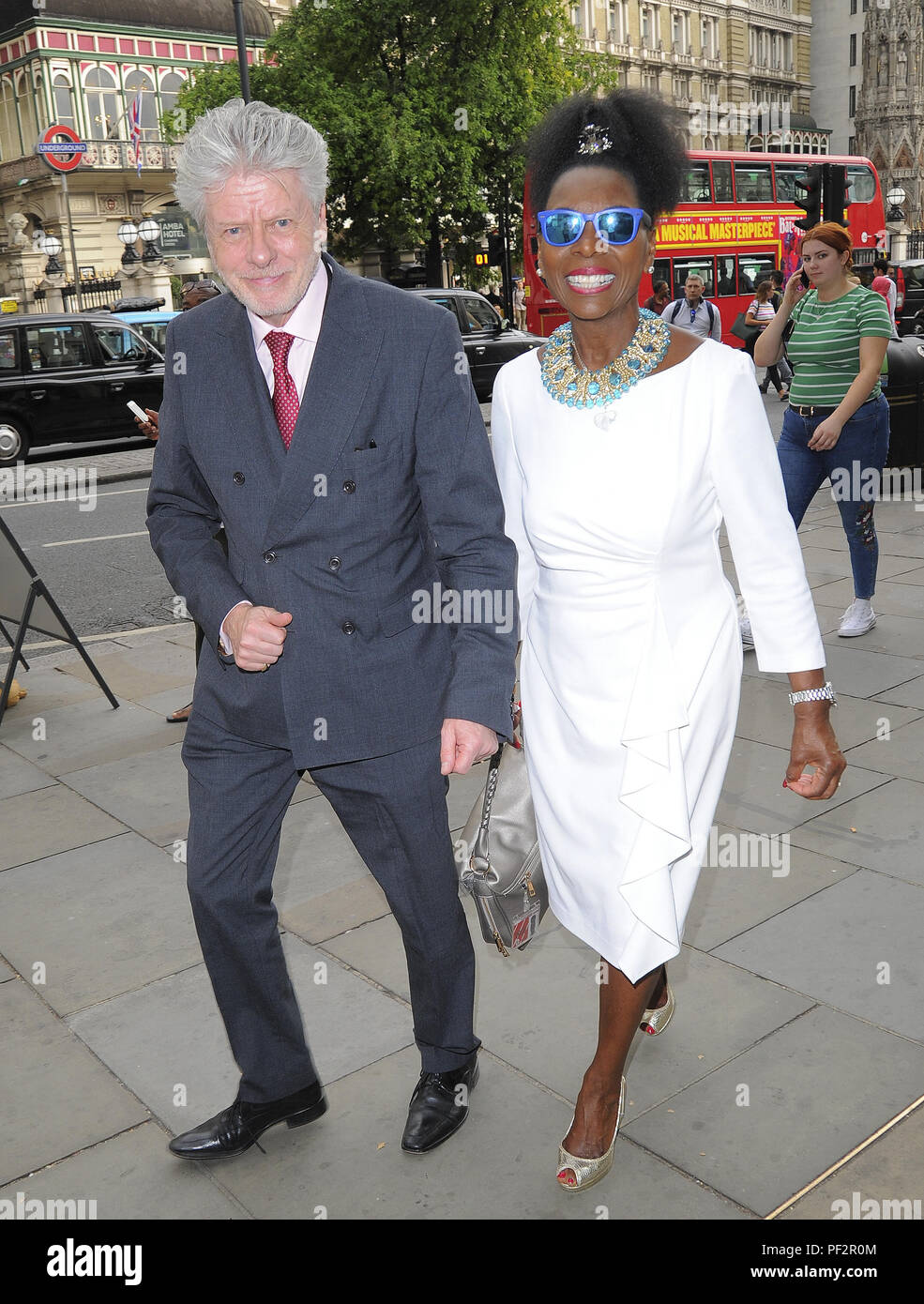 Varie celebrità assistere il presidente Mandela centesimo compleanno con: La Baronessa Floella Benjamin, Keith Taylor dove: Londra, Regno Unito quando: 18 lug 2018 Credit: WENN.com Foto Stock