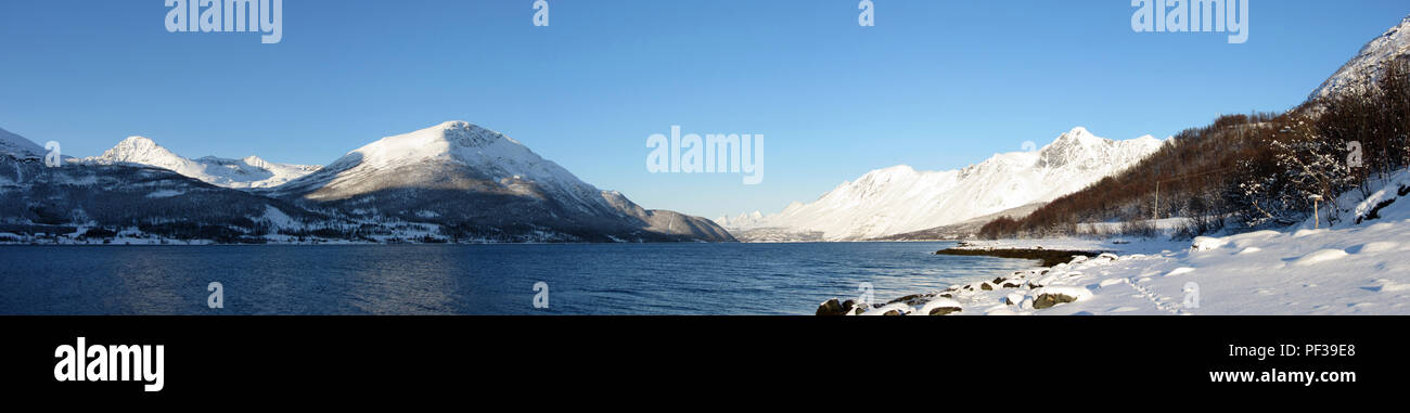 Troms, Norvegia Foto Stock