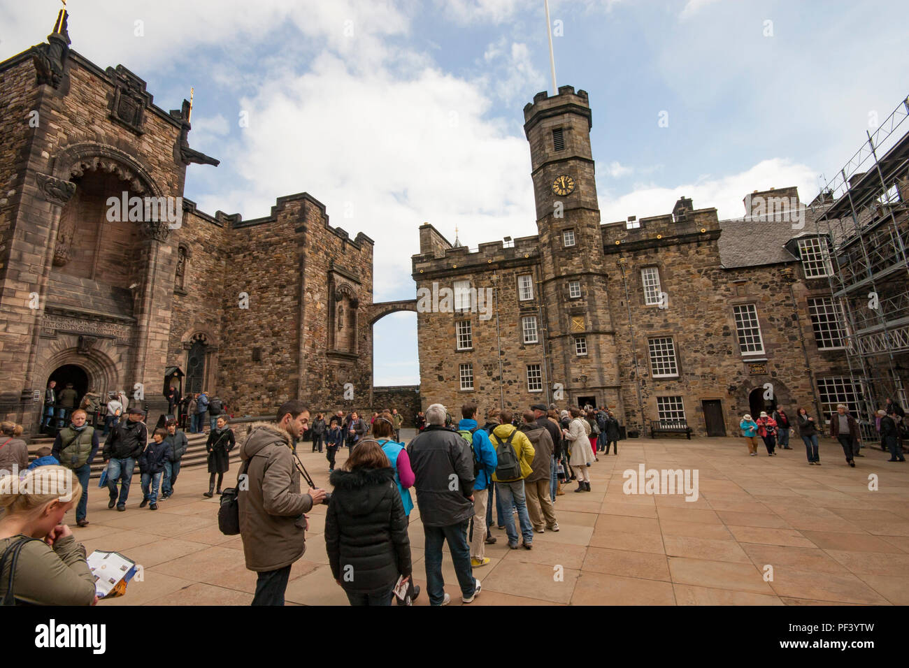 Scottish Museo Nazionale della Guerra nel Castello di Edimburgo, Scozia. Foto Stock