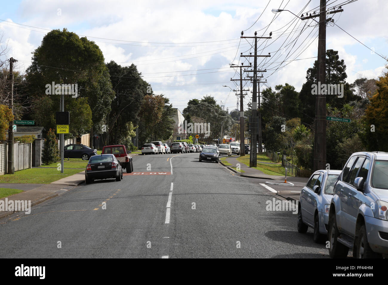 Atkinson Road,Titirangi Foto Stock
