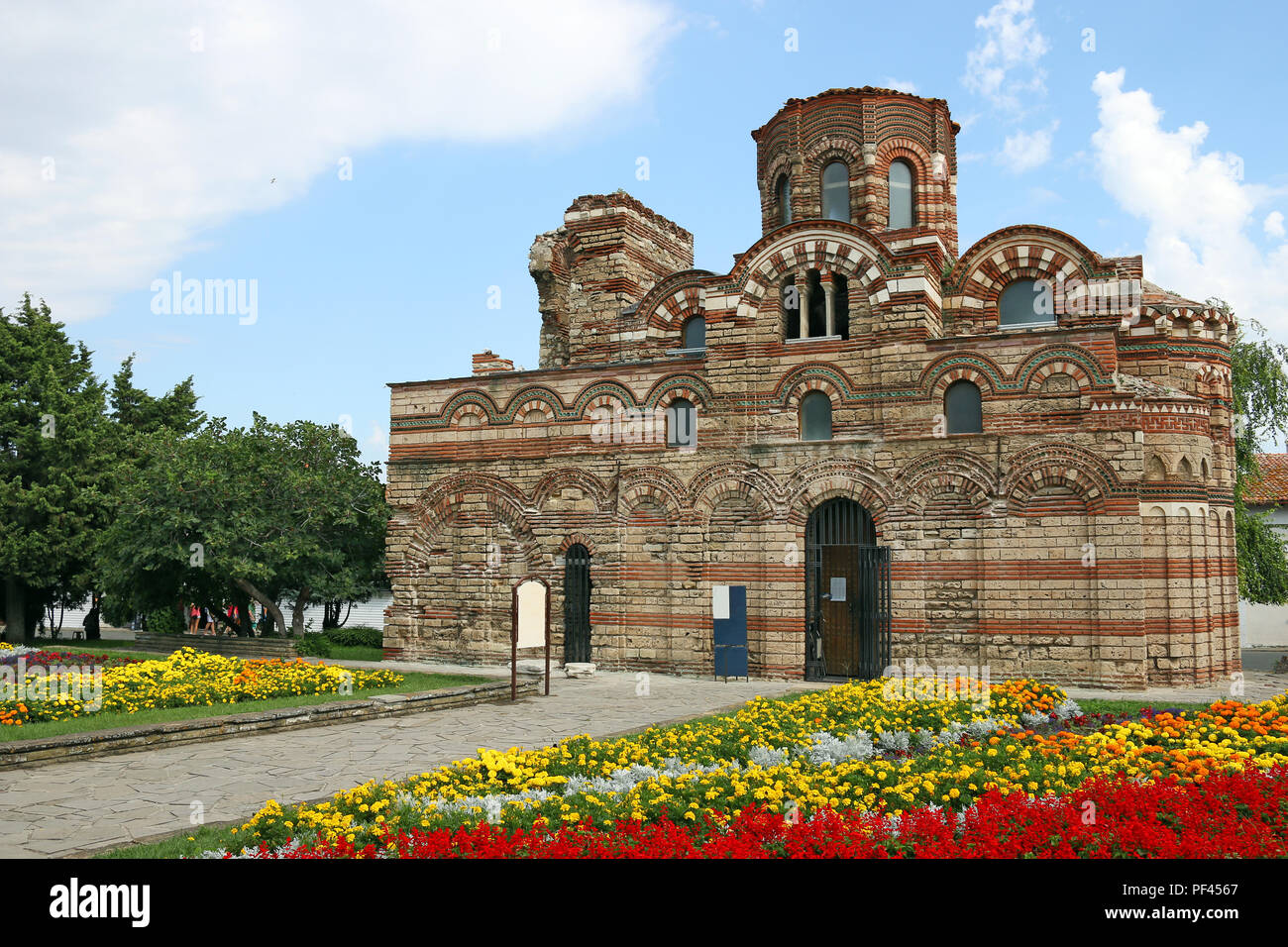 Chiesa di Cristo Pantocratore centro storico Nessebar Bulgaria Foto Stock