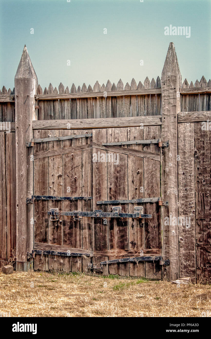 Fort Ross, California State Park, California settentrionale sito costiero Foto Stock