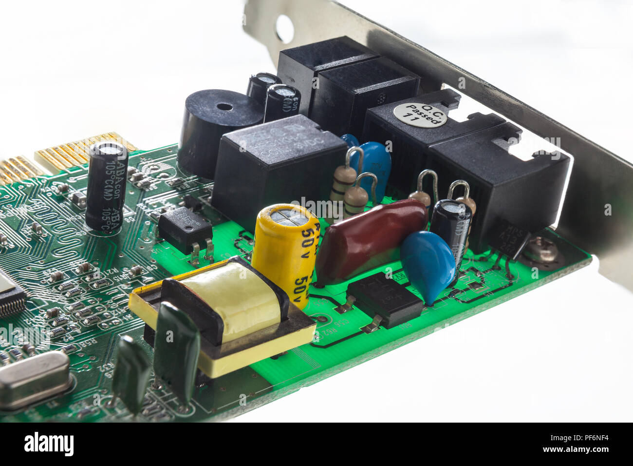 Scheda modem Foto Stock