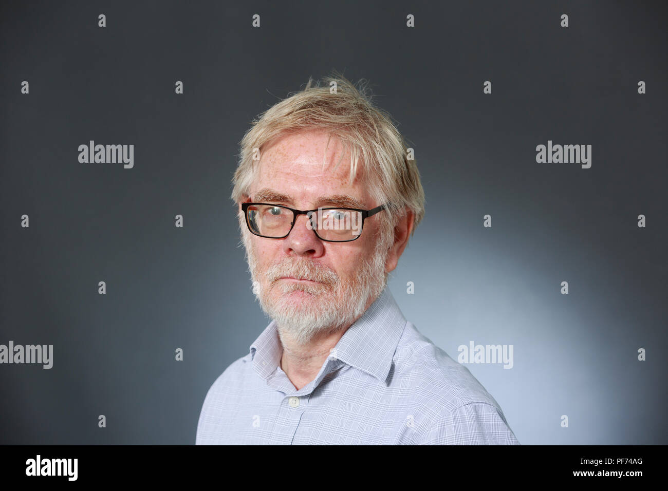 Edimburgo, Scozia, Regno Unito. 20 agosto 2018. Edinburgh International Book Festival. Immagine: Fred Pearce autore inglese. Edimburgo. Credito: pak@ Mera/Alamy Live News Foto Stock