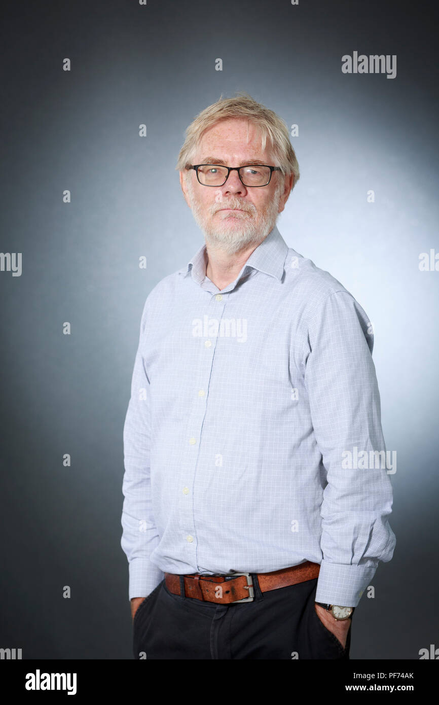 Edimburgo, Scozia, Regno Unito. 20 agosto 2018. Edinburgh International Book Festival. Immagine: Fred Pearce autore inglese. Edimburgo. Credito: pak@ Mera/Alamy Live News Foto Stock