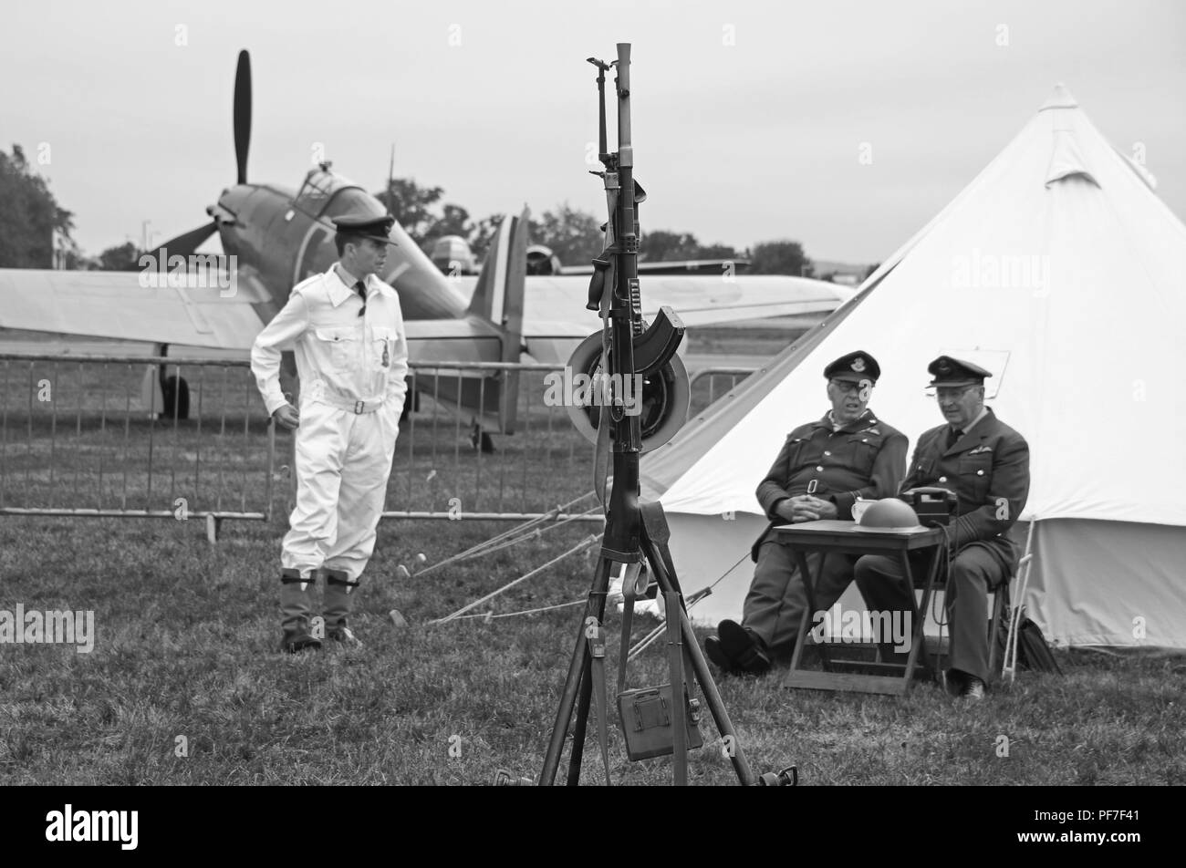 WW2 RAF Airman. Foto Stock