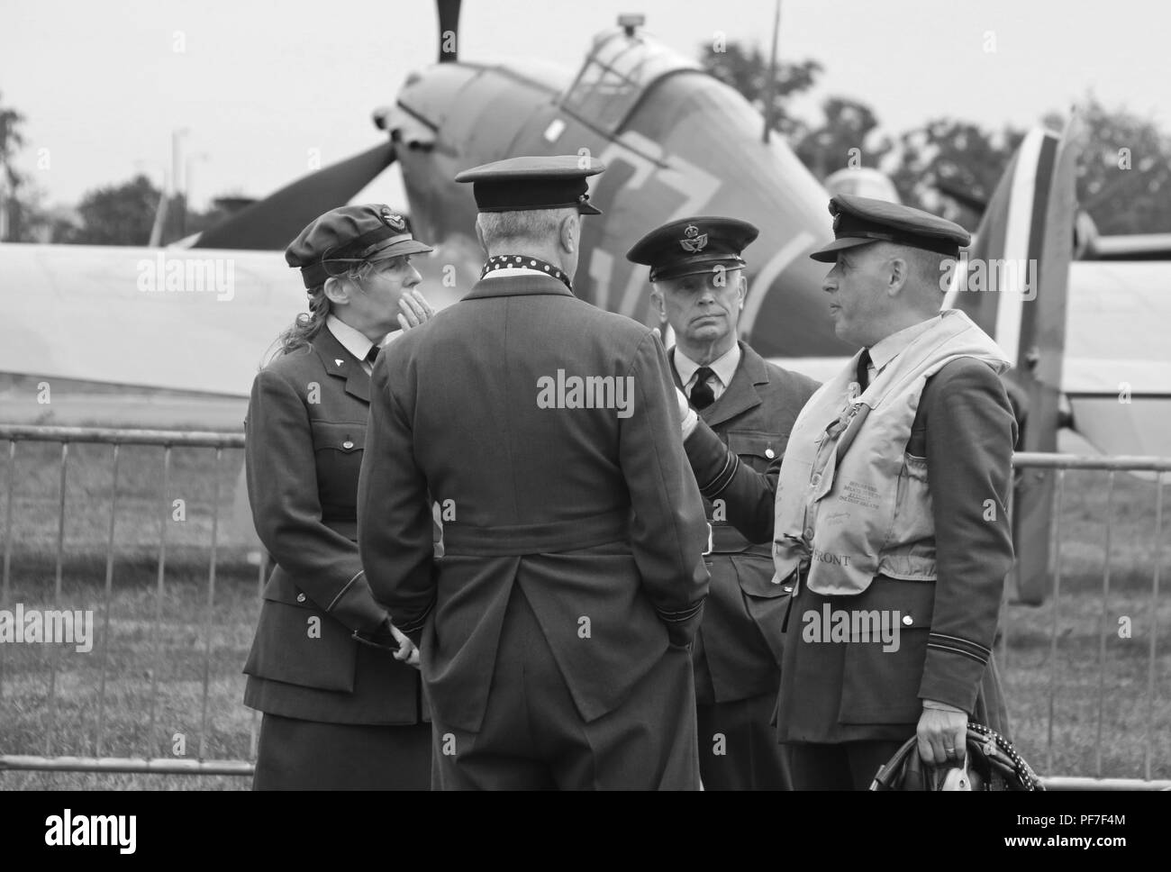 WW2 RAF Airman. Foto Stock