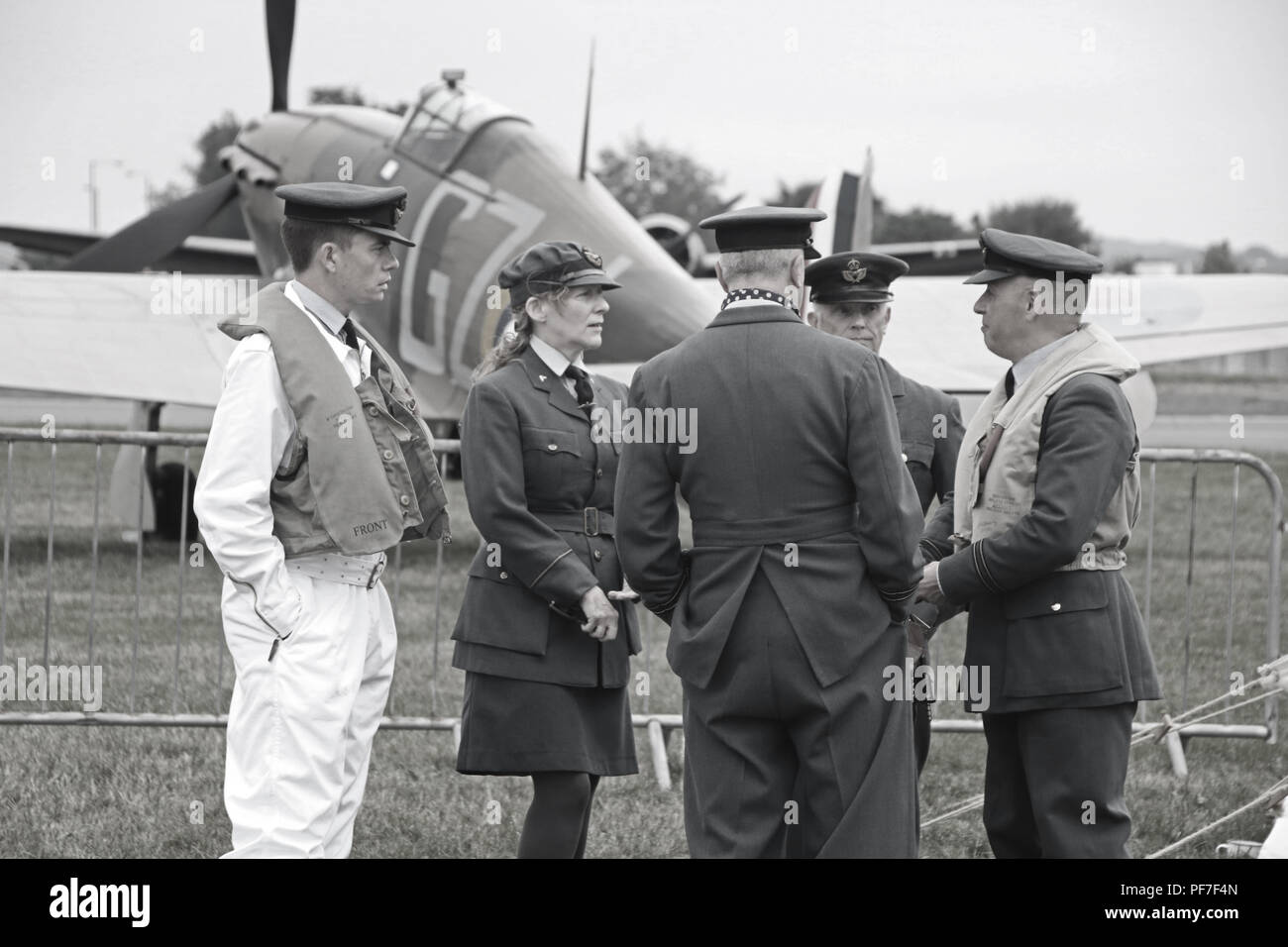 WW2 RAF Airman. Foto Stock