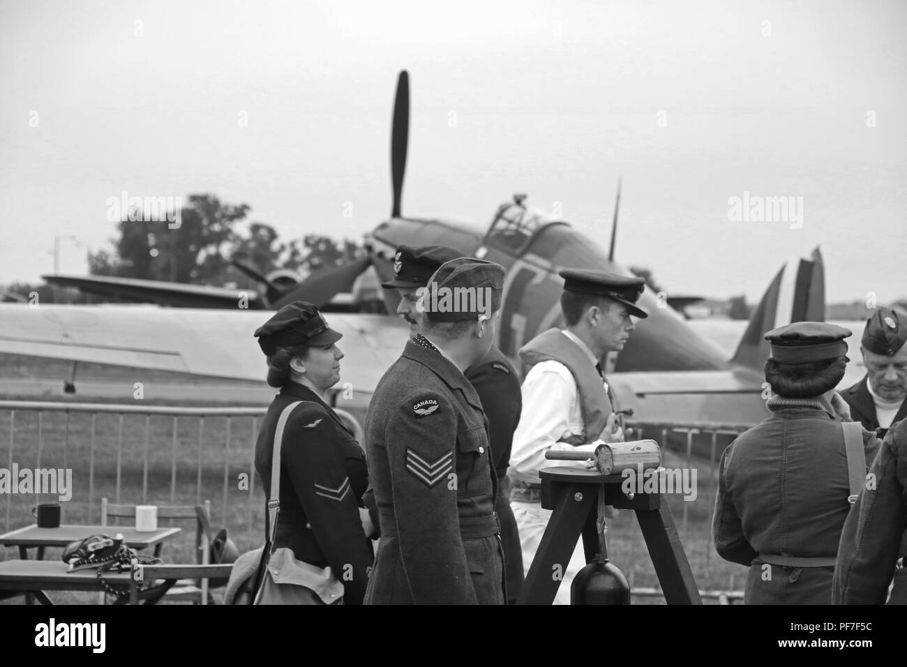 WW2 RAF Airman. Foto Stock