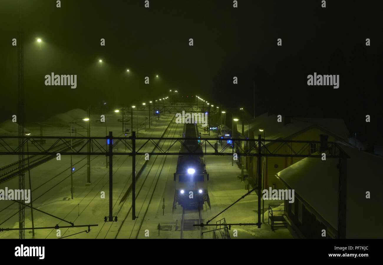 Stazione ferroviaria Foto Stock