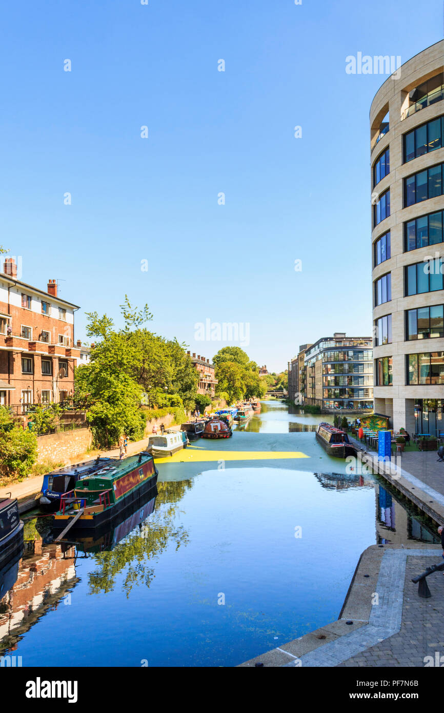 Il re del luogo di musica e di arti venue da Regent's Canal, King's Cross, London, Regno Unito Foto Stock