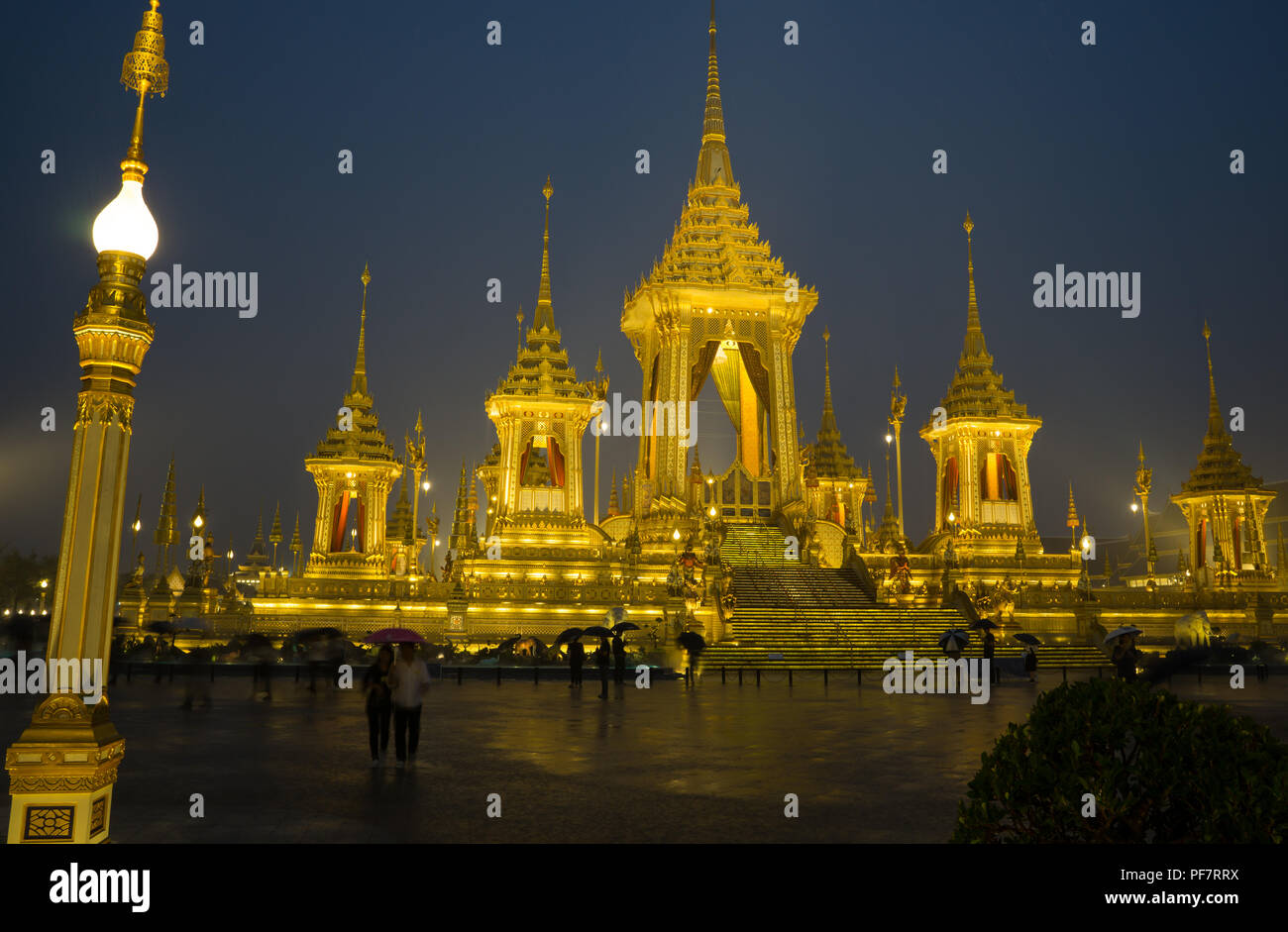 Bangkok, Tailandia - 20 Nov 2017 :Il Royal cremazione per Sua Maestà il defunto Re Bhumibol Adulyadej. Foto Stock