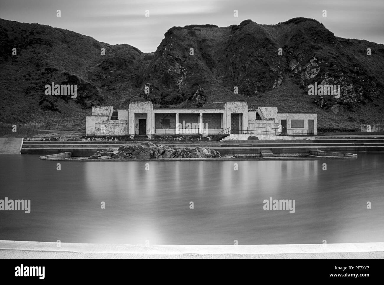 Piscina Tarlair MacDuff Foto Stock