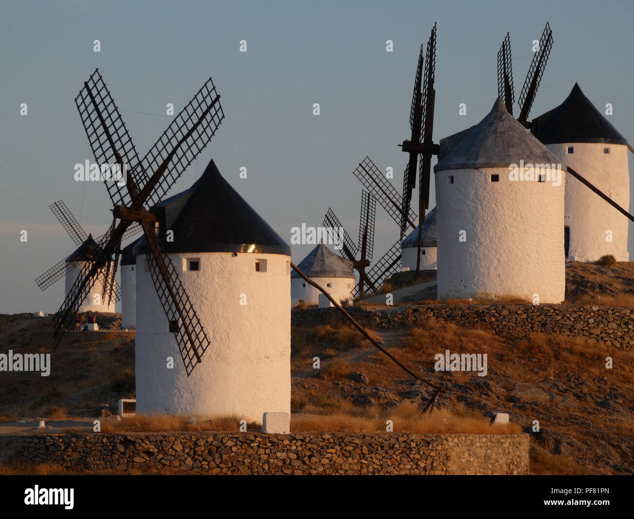 Molinos de Consuegra, Castilla-La Mancha Foto Stock