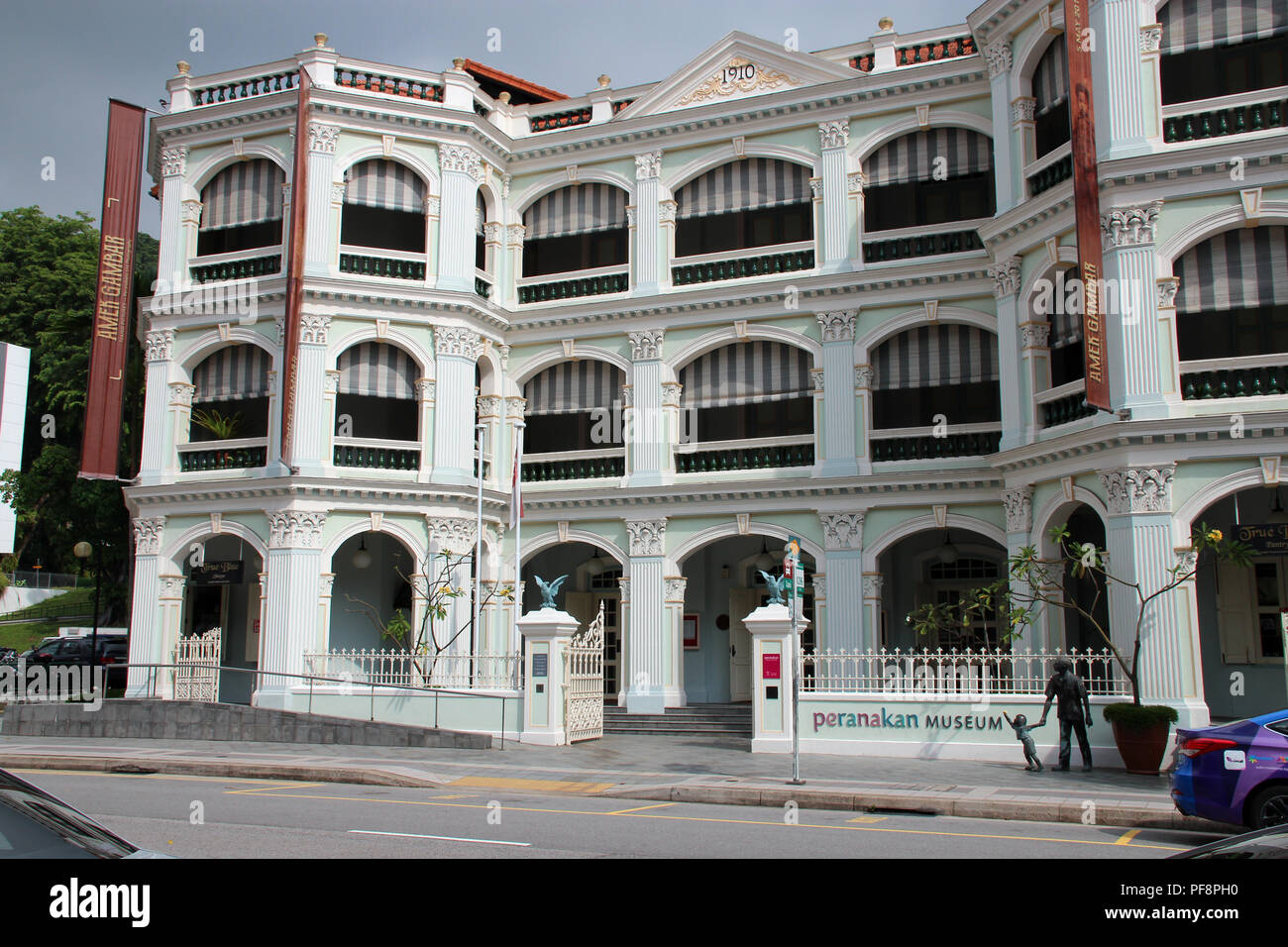 Il Museo Peranakan di Singapore. Foto Stock