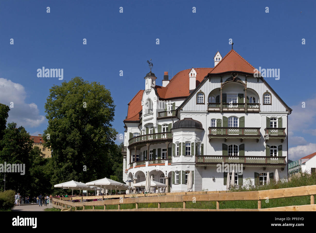 Museo dei re bavaresi, Hohenschwangau, Allgaeu, Baviera, Germania Foto Stock