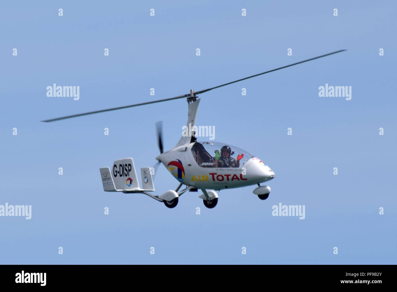 Eastbourne Airshow 2018 Gyro Copter Foto Stock