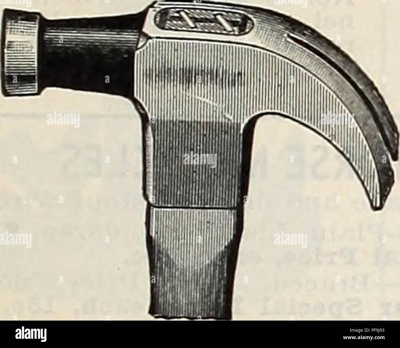. Diamond giubileo settantacinquesimo anniversario. Attrezzature da giardinaggio e fornisce cataloghi; attrezzi agricoli cataloghi; semi cataloghi; lampadine (piante) cataloghi; Verdure cataloghi; fiori cataloghi. GRIFFITH &AMP; TURNER CO., 205 N. PACA ST., Baltimore, MD. 121 i nostri assi sono della migliore qualità. Noi vendiamo solo quelli che sappiamo essere di prima classe e hanno un estab- fissate reputazione. KeUy, Singrle Bit-4% e 5 libbre, ogni $1.50 KELLY ASSI Martelli da carpentiere. Kelly assi, completo di 34 pollici maniglia, 3%, 4, 4% e 5 libbre. Prezzo $2.00 n. 5191%-fatto a mano, ciascuno, 60c Kelly Ealf - Asce, No. 5171%-cade la città, ogni, 60c Foto Stock