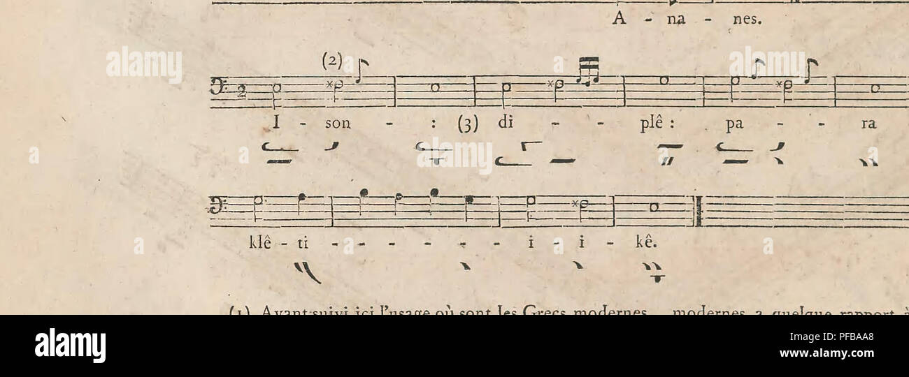 Questo lavoro descrive la storia naturale e gli studi culturali condotti durante la spedizione francese in Egitto, dettagliando musica, arti e osservazioni scientifiche. Copre gli elementi significativi della tradizione musicale egiziana, che hanno influenzato le pratiche europee. Foto Stock