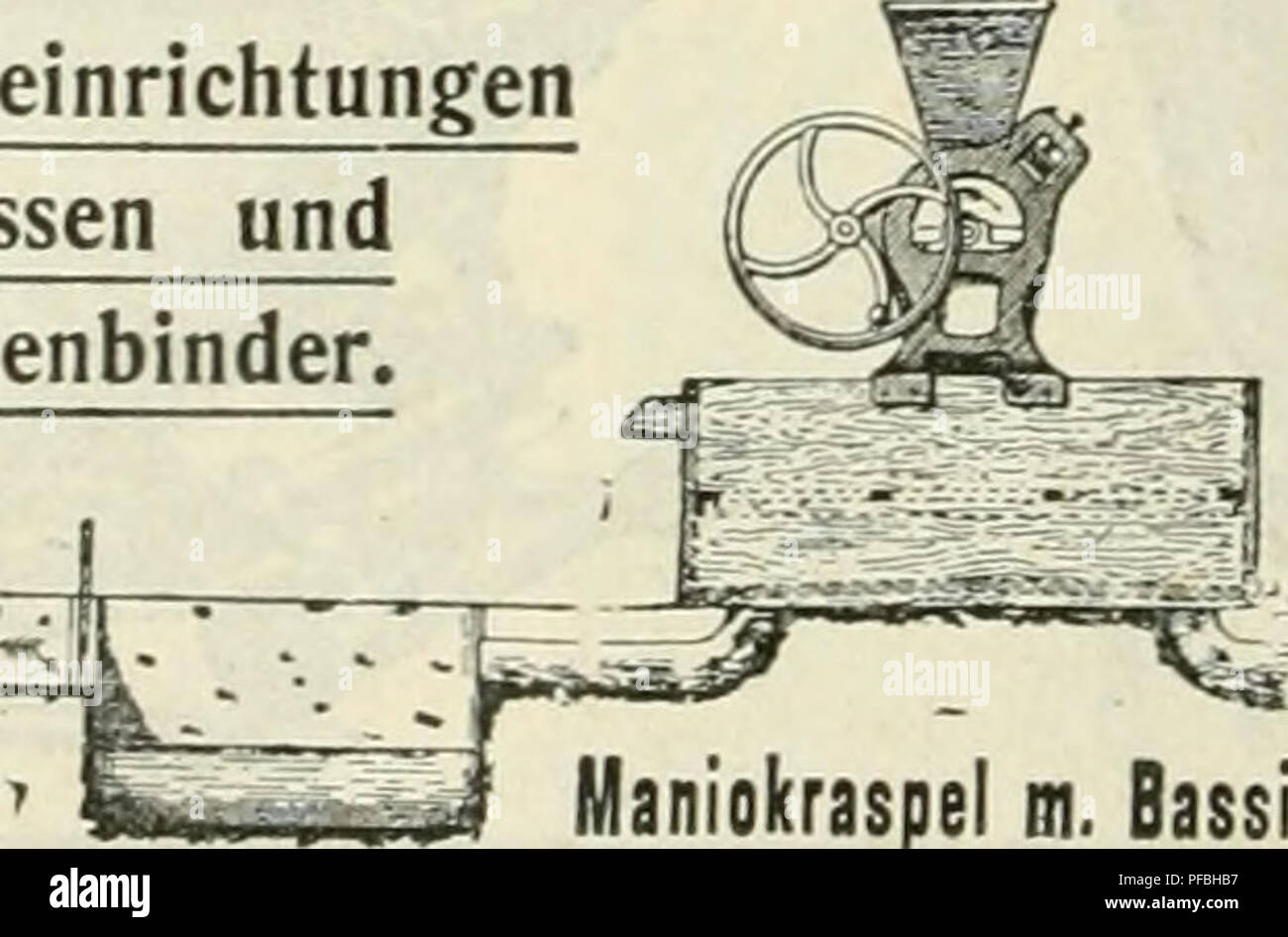 . Der Tropenpflanzer; zeitschrift fr tropische landwirtschaft. Piante tropicali; raccolti tropicali. Ballenbinder. Langjährige Erfahrung in warmen Ländern. - Sorgfältige Ausffihrung. - Materiale Bestes. - Kostenvoranschläge für landwirtschaftliche Unternehmungen in den Tropen RSU. RSU.. Maniokraspel m. Bassins Verantwortlich für den wissenschaftlichen Teil des "Tropenpflanzer" P;d. Il dott. O. Warburg, Berlino. Verantwortlich für den Inseratenteil Paul Fuchs, Generalsekretär des Kolonial-Wirtschaftl. Komitees, Berlino. Verlag und Eigentum des Kolonial-Wirtschaftlichen Kemitees, Berlino, Unter den Lind Foto Stock