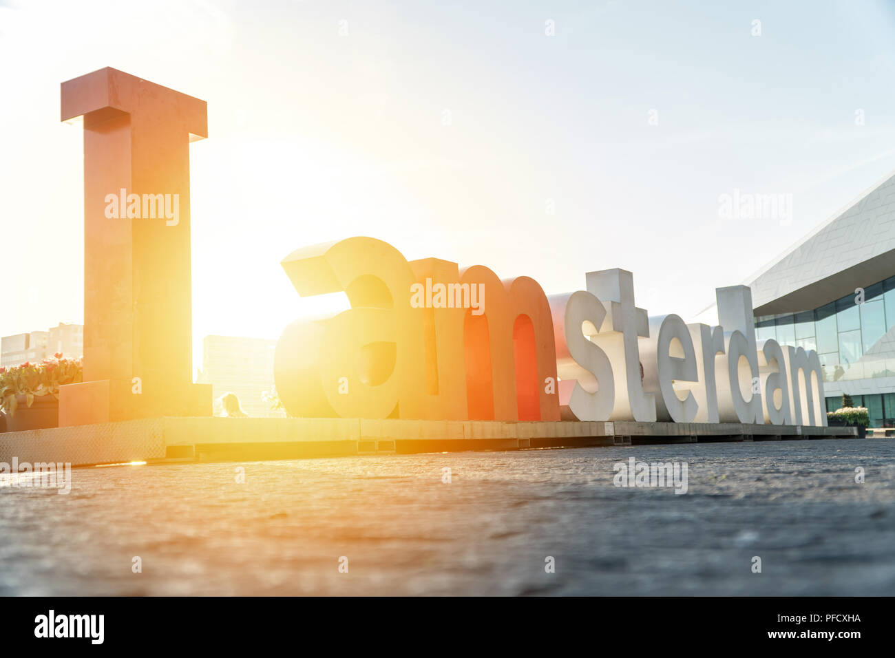 Il mio segno di Amsterdam in Amsterdam, Paesi Bassi Foto Stock