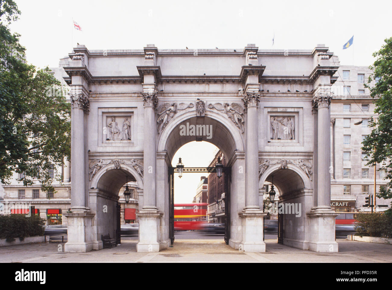 Gran Bretagna, Inghilterra, London, Marble Arch Foto Stock