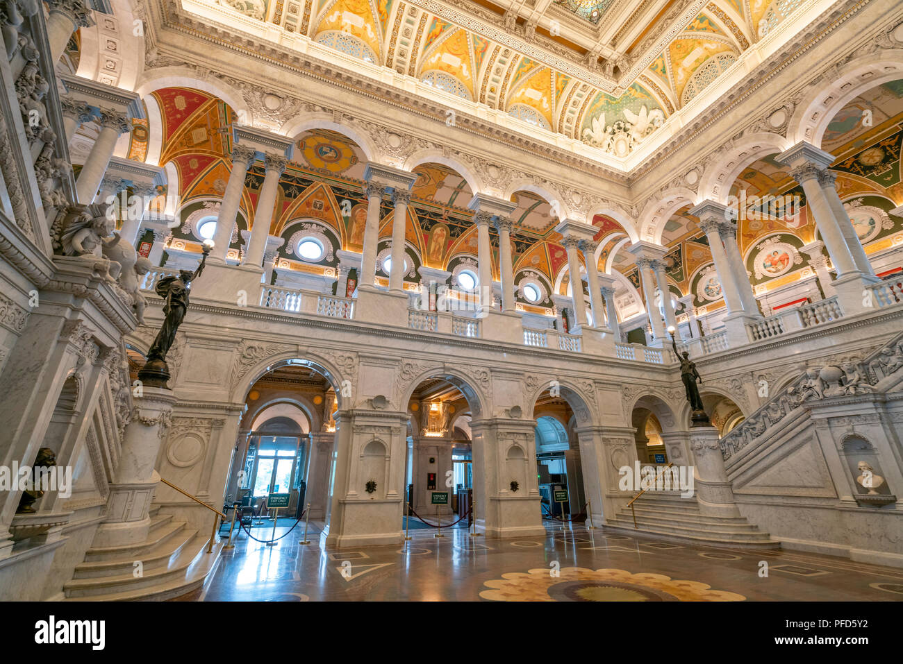 La Biblioteca del Congresso a Washington DC Foto Stock