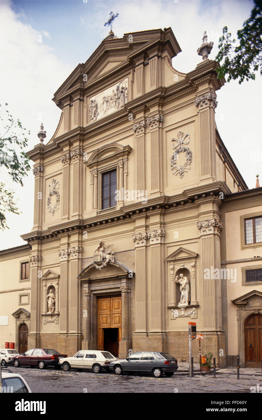 L'Italia, Firenze, facciata del museo di San Marco, un ex convento. Foto Stock