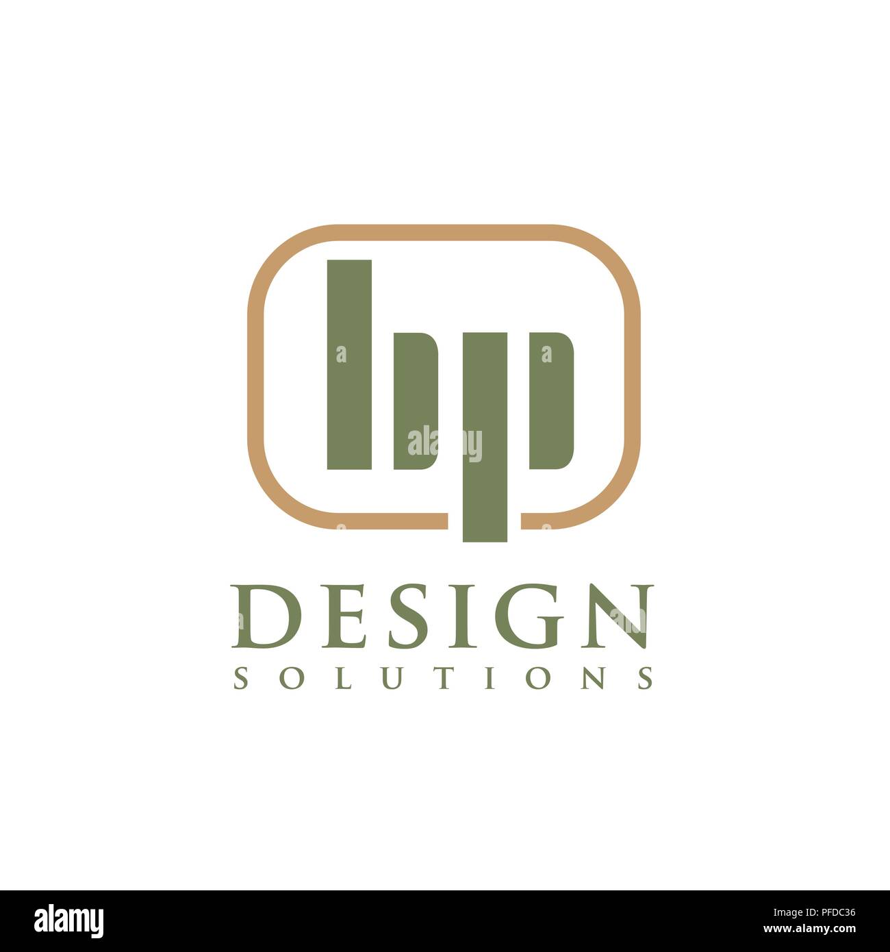 BP lettera logo design illustrazione vettoriale, modello B la lettera vettore logo, lettera B e P vettore logo, creative lettera BP logo lettera Illustrazione Vettoriale