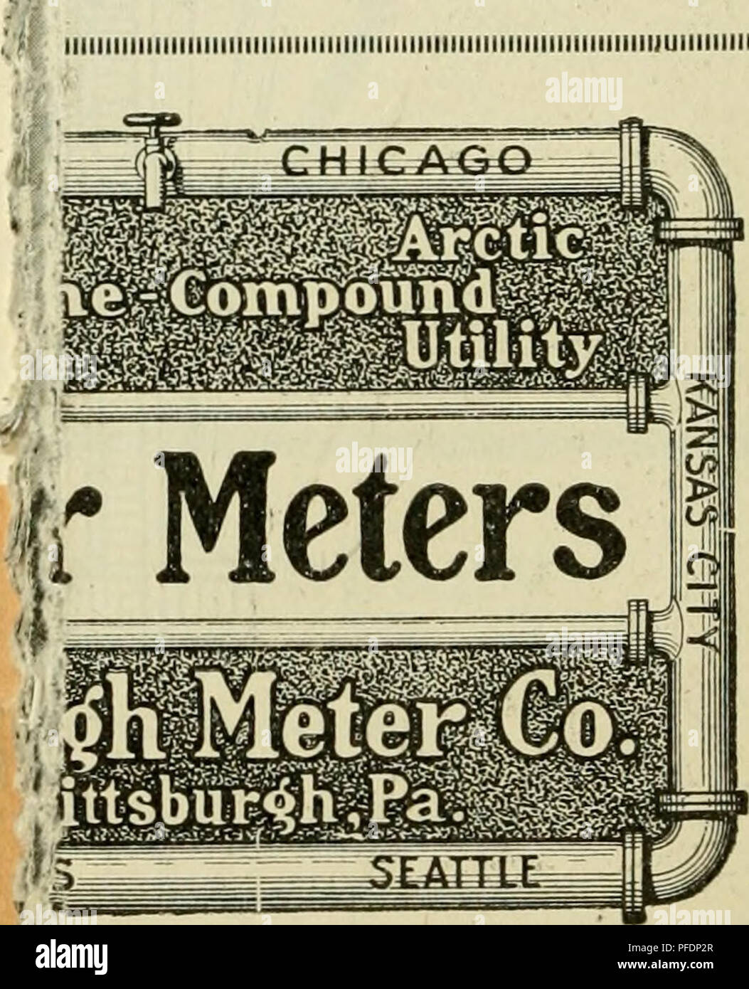 Questo reparto agricolo circolare si occupa dei metodi di trattamento e depurazione delle acque, compreso l'uso del chiarificatore per acque reflue Dorr per la sedimentazione continua e la rimozione dei fanghi nella gestione delle acque reflue. Foto Stock