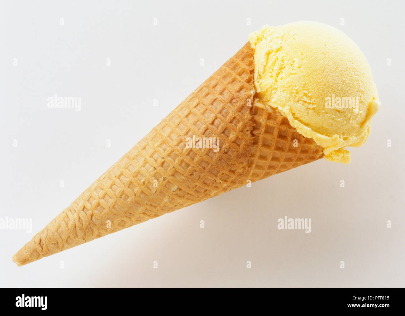 Cono gelato, vicino. Foto Stock