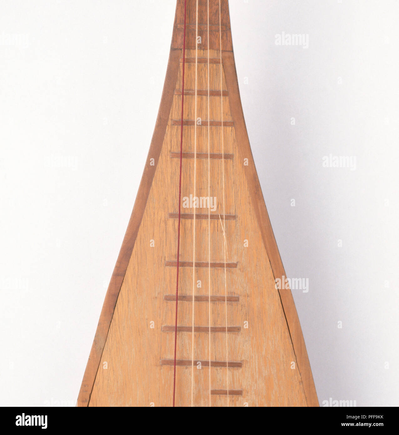 La pipa, chitarra, vista frontale. Foto Stock