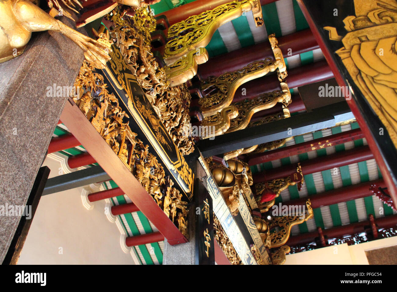 In Wak Hai Cheng Bio tempio in Singapore. Foto Stock