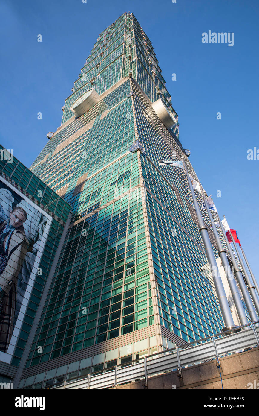 Taipei 101 tower, Taiwan Foto Stock