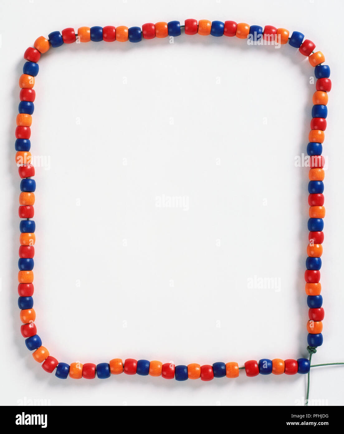 Una collana di perle. Foto Stock
