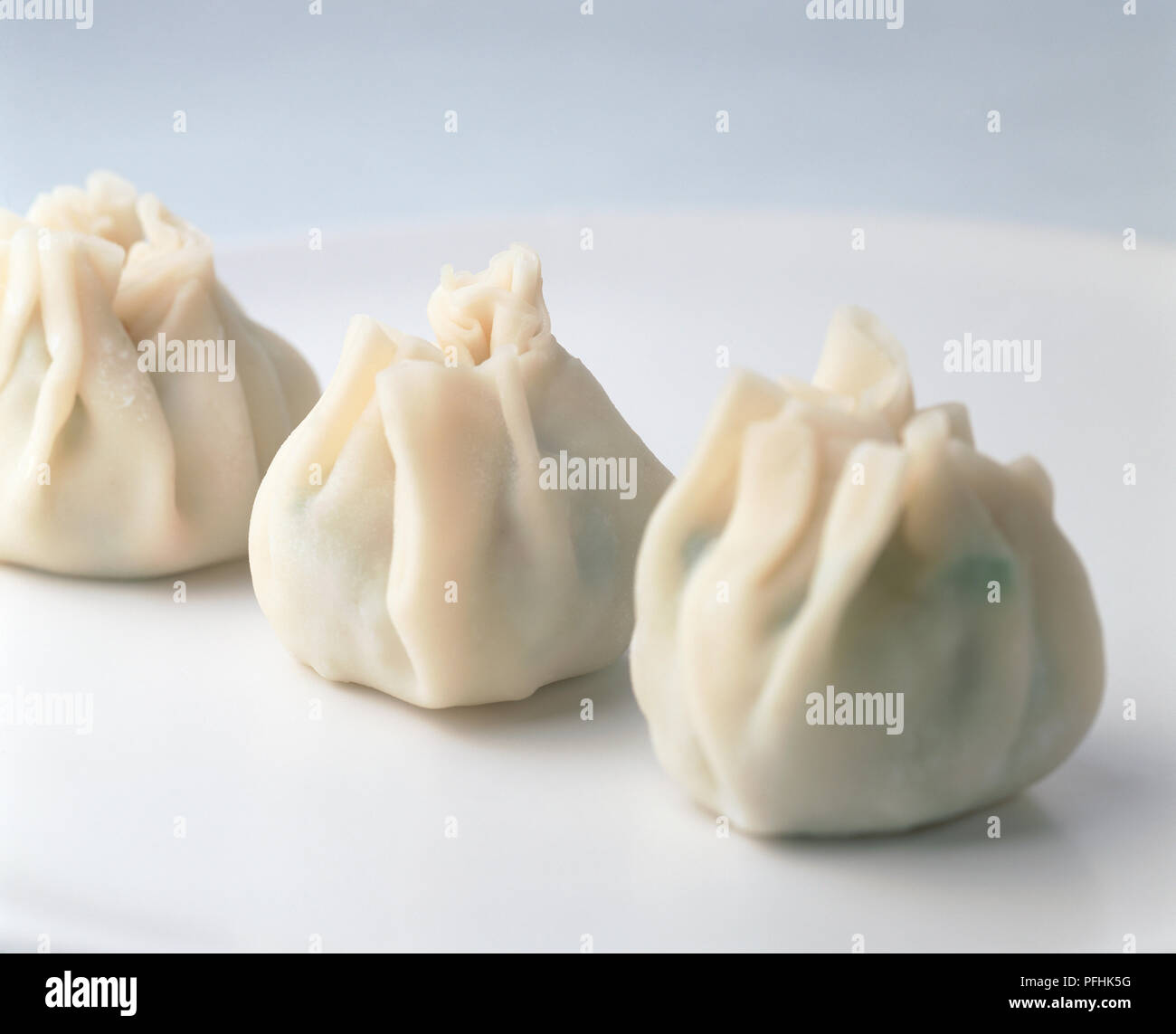 Tre gnocchi Cinesi. Foto Stock