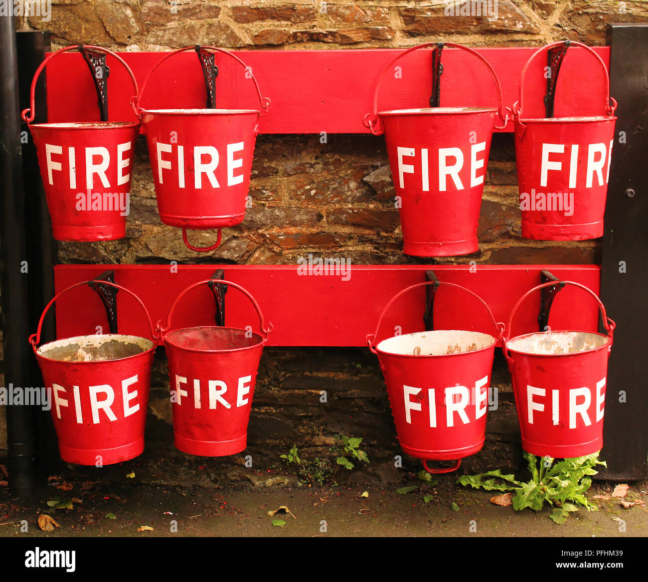 Equipaggiamento antincendio Foto Stock