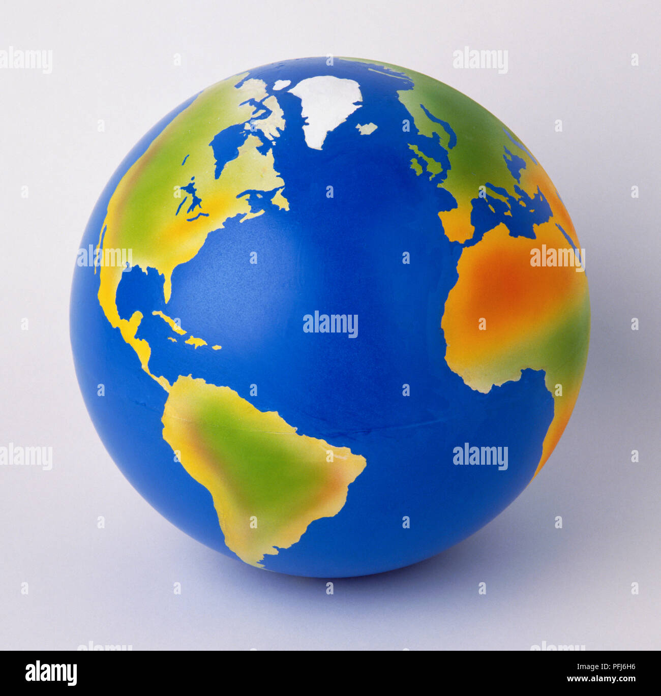 Globo non marcata. Foto Stock