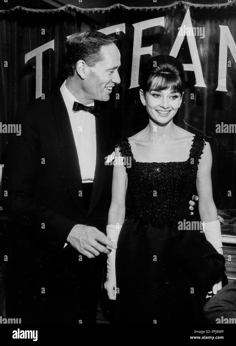 Audrey Hepburn, Mel Ferrer, 1961 Foto Stock