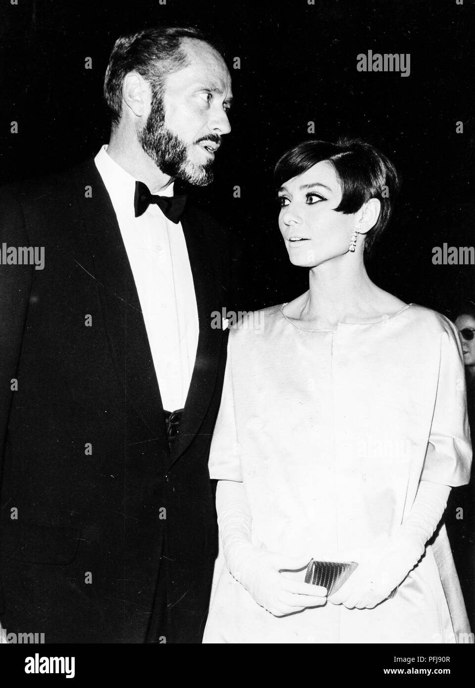 Audrey Hepburn, Mel Ferrer, Parigi 1965 Foto Stock