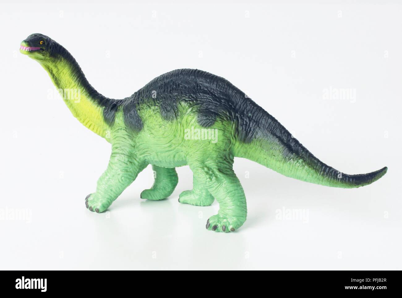 Modello in plastica di un dinosauro Foto Stock