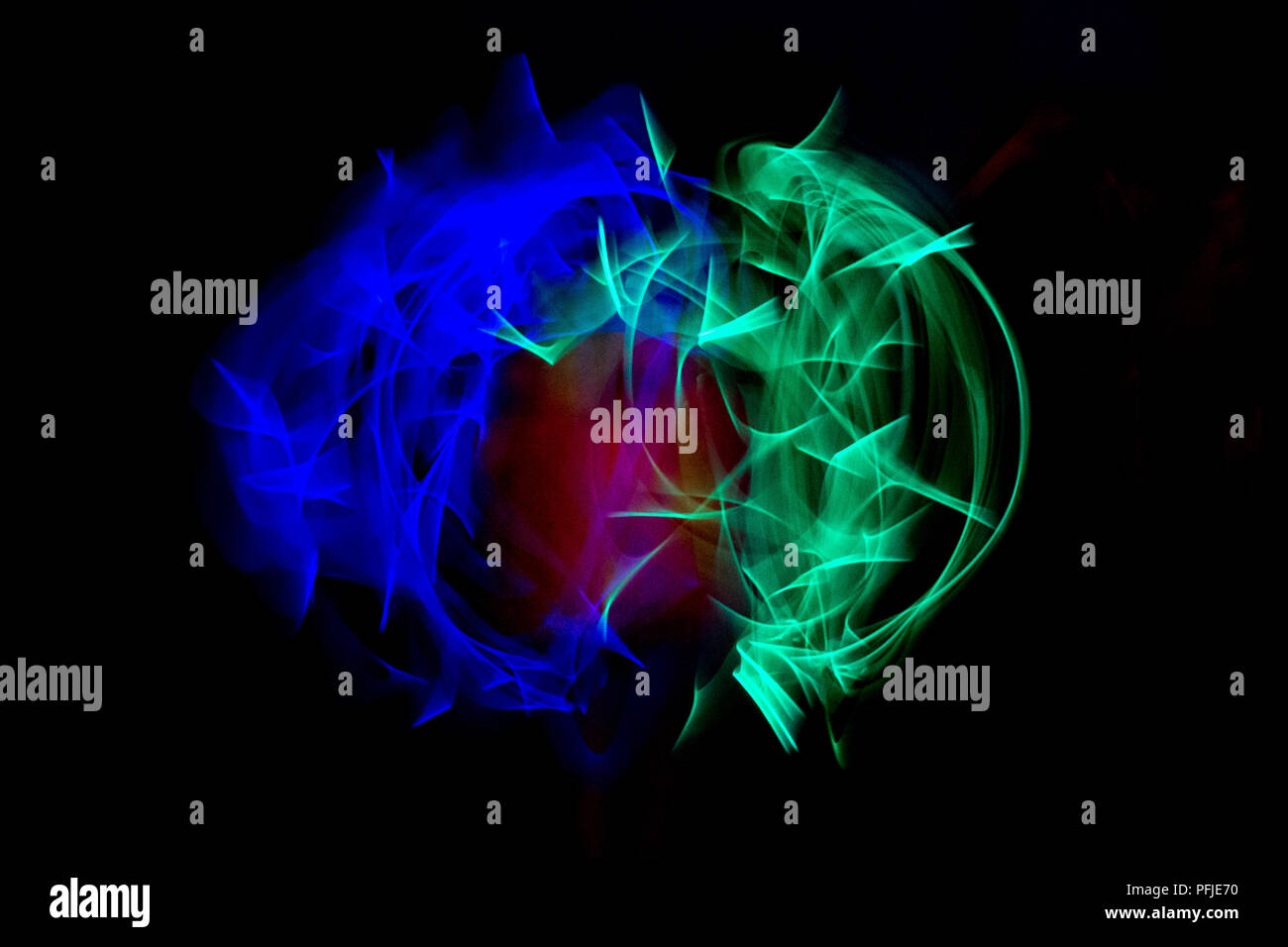 Luce cerchio di verniciatura Foto Stock