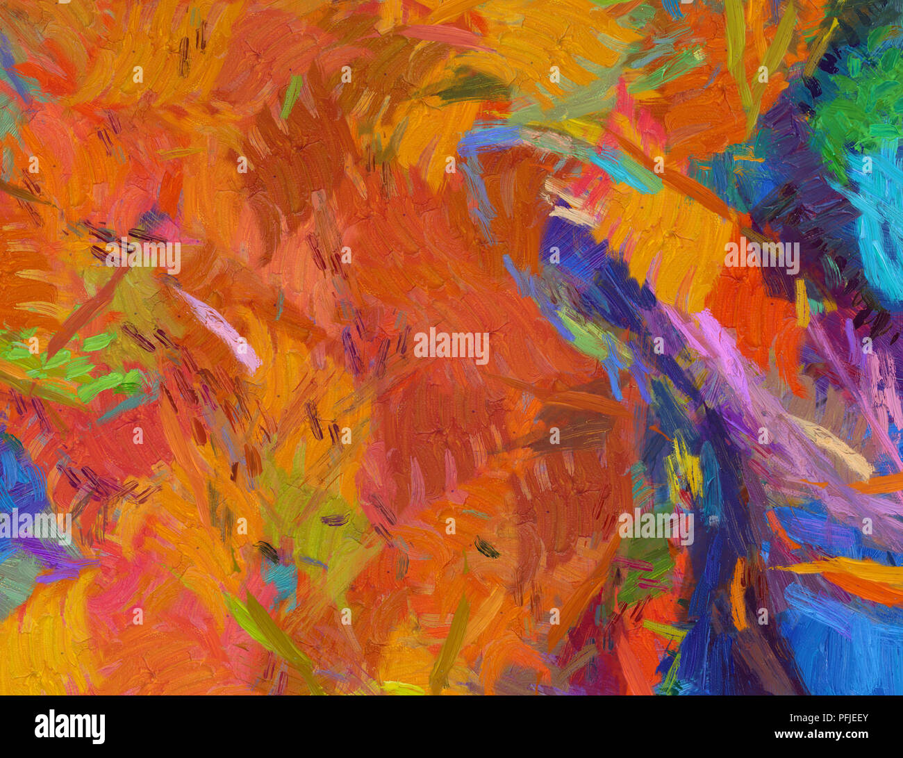 Abstract background texture. La pittura digitale in Vincent Van Gogh  illustrazioni di stile. Disegnato a mano disegno artistico. Arte moderna.  Buona per la tela stampa Foto stock - Alamy