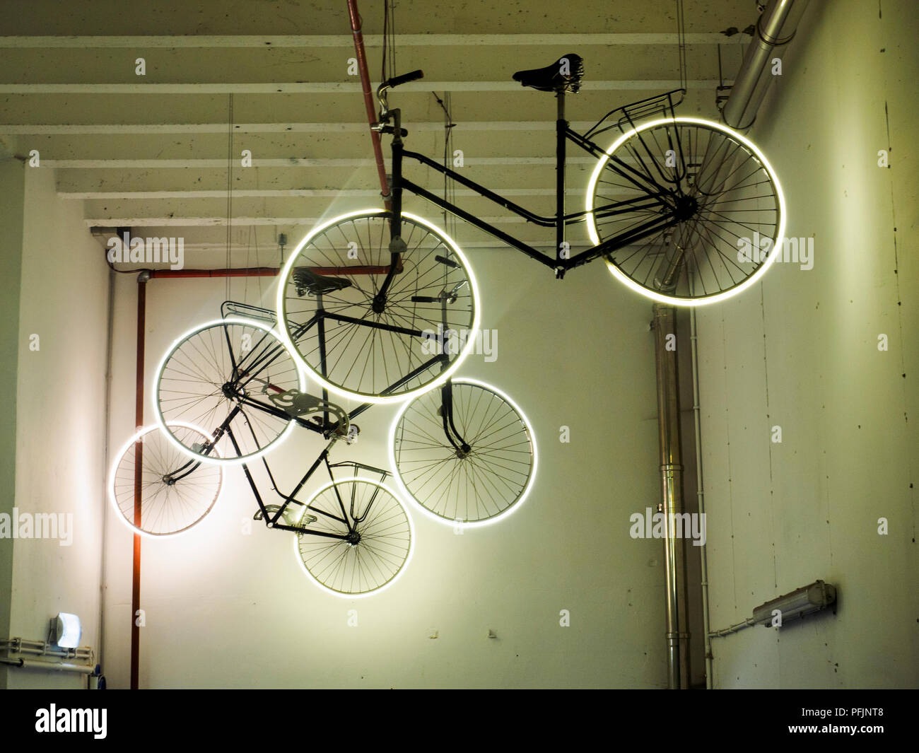 appendere biciclette