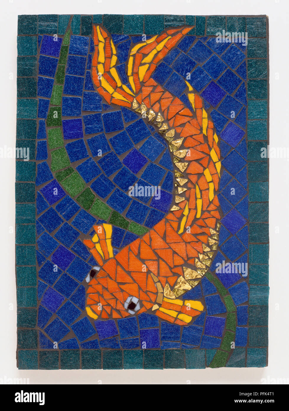 Mosaico di pesce Foto stock - Alamy