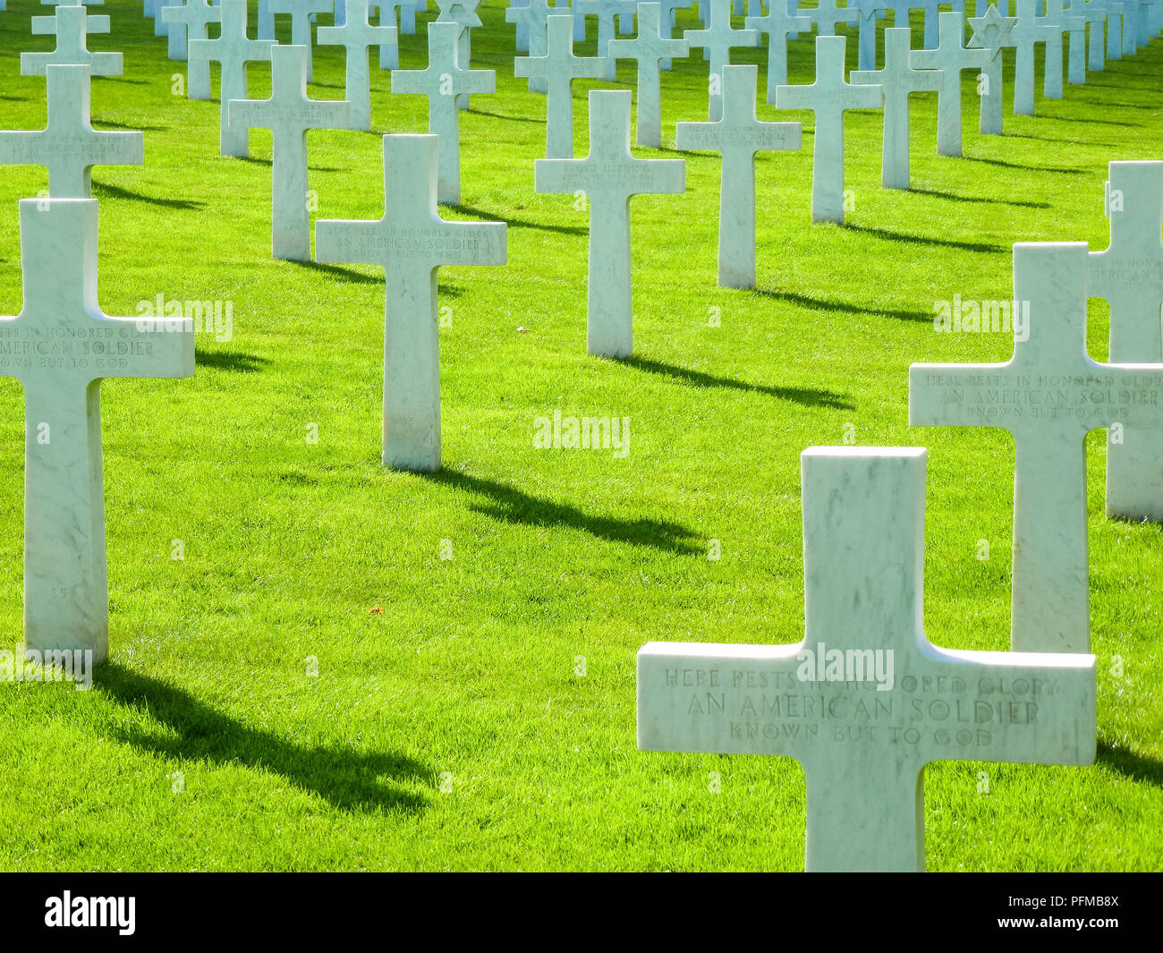 American cimitero militare a Romagne sous Montfaucon in Argonne, Francia Foto Stock